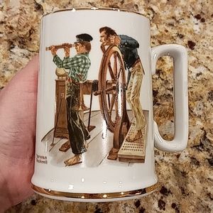 Vintage Norman Rockwell collector's mug